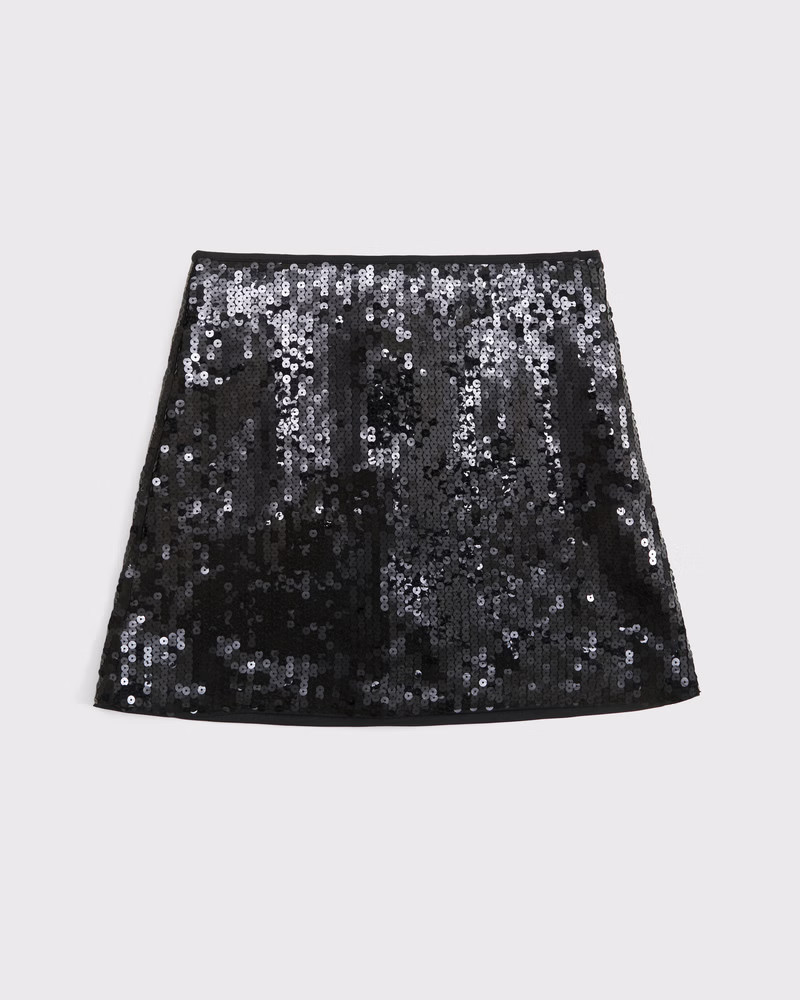 Women's The A&F Scarlett Sequin Mini Skort | Women's Clearance | Abercrombie.com | Abercrombie & Fitch (US)