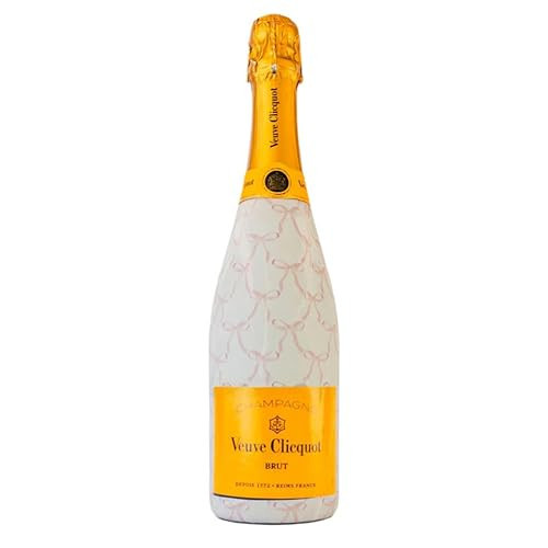 beaubottles Grandmillenial Pink Bows Wrap for Champagne – Veuve Edition – Custom Wine Bottle Labels for Celebrations, Birthdays, Gifting – Fits 750ml Bottles – Personalized Wine Label Sleeve | Amazon (US)