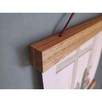 Wooden Magnetic Poster Hanger For Art Print, Calendar Hanger, Tea Towel Wall Hanging, Picture | Etsy (US)