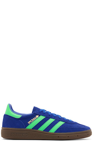 adidas Kids - Big Kids Blue & Green Handball Spezial Sneakers | SSENSE