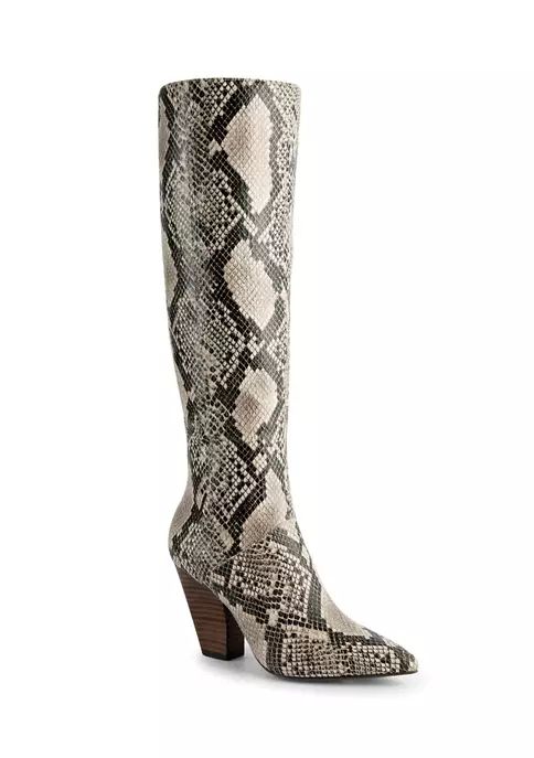 Azalea Snake Heel Boots | Belk