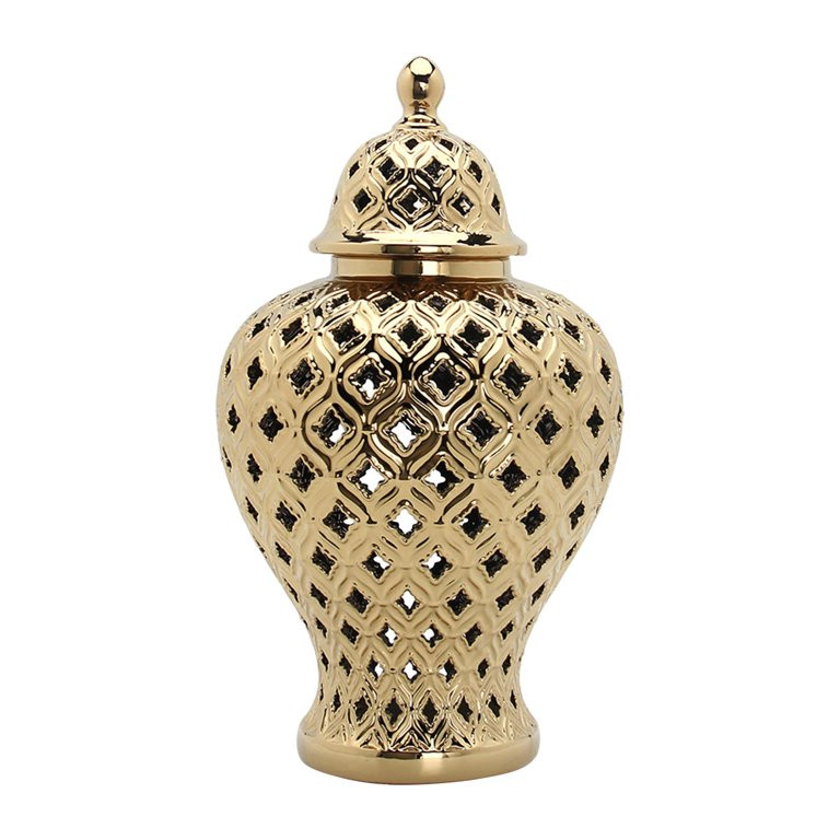 Light Ginger Jar Home Decor with Lid Storage Decor Temple Jar | Walmart (US)