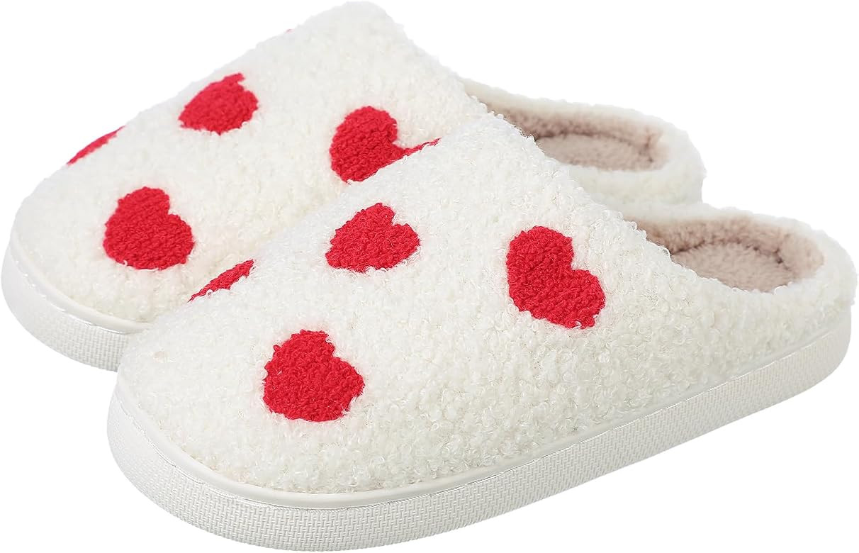bolukets Fluffy Slippers For Women Men Warm Cozy Plush Fuzzy Cushion Slippers Slip-on House Slipp... | Amazon (UK)