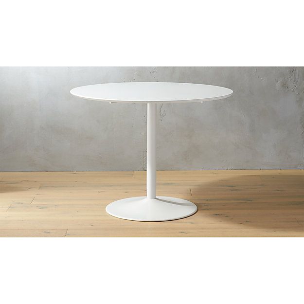 odyssey white dining table | CB2