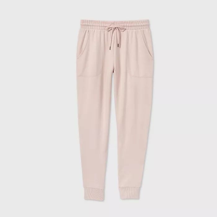 Women's Beautifully Soft Fleece Lounge Jogger Pants - Stars Above™ Soft Pink | Target