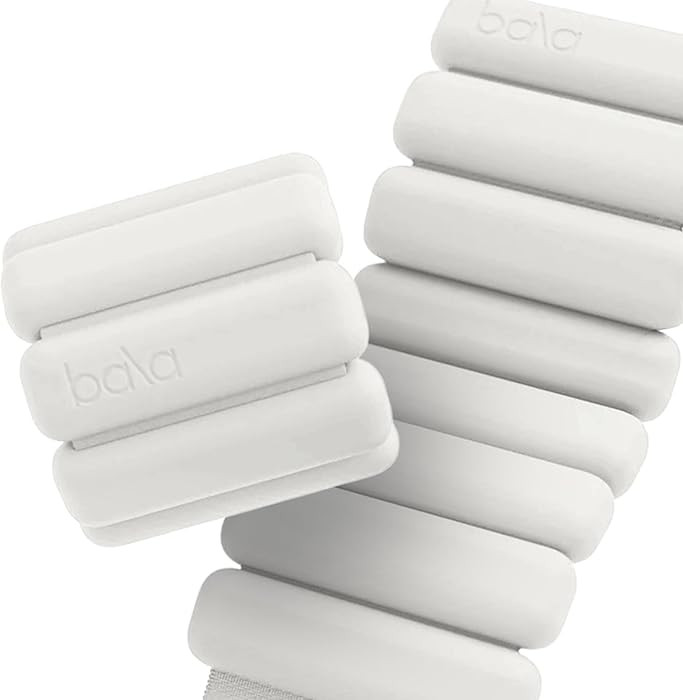Bala Bangles Wrist & Ankle Weights for Women & Men - Adjustable Weighted Bands - Soft Silicone Ar... | Amazon (US)