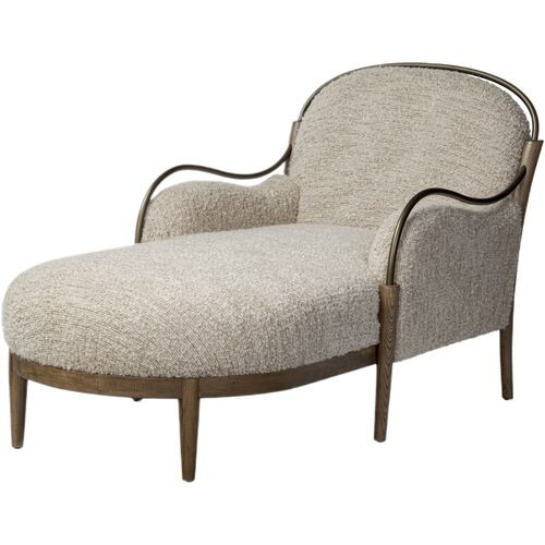 Demi Chaise, Ivan Stone Boucle | One Kings Lane