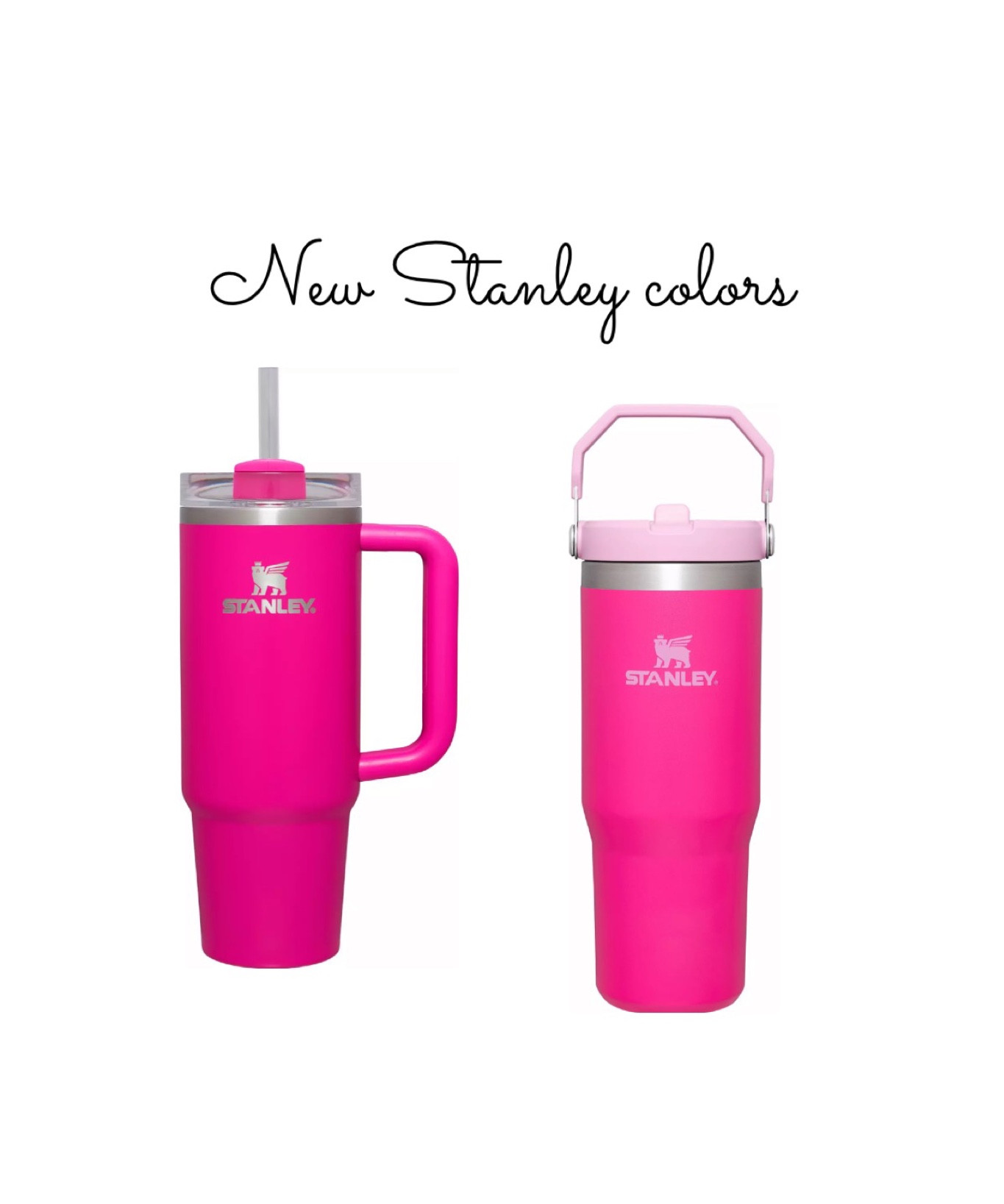 Pink Stanley cup, hot pink Stanley 

#LTKfindsunder50 #LTKGiftGuide