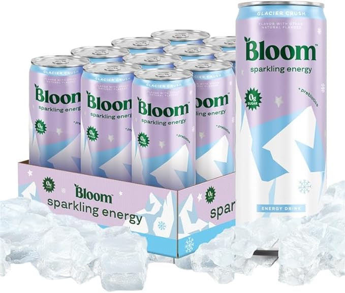 Bloom Nutrition Sparkling Energy Drink - Natural Caffeine, Zero Sugar, 180mg Caffeine - Antioxida... | Amazon (US)