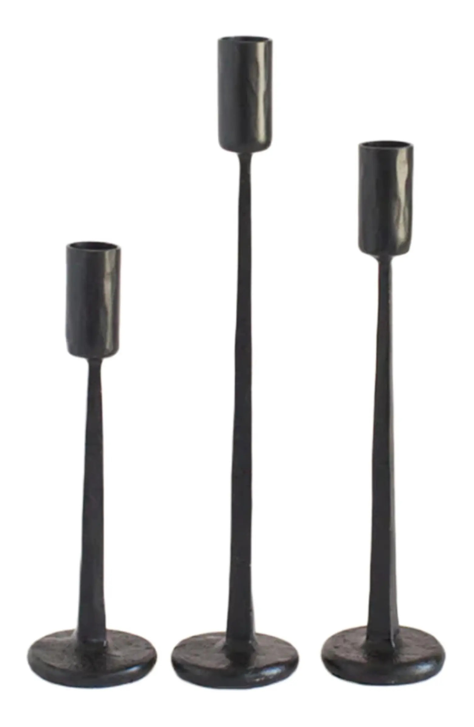 Creative Women Dante Hand Forged Iron Candle Stands - Set of 3 | Nordstrom | Nordstrom