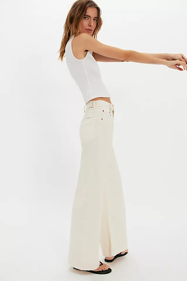 MOTHER The Lemon Twist Sneak Jeans | Free People (Global - UK&FR Excluded)