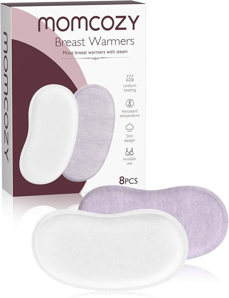 Momcozy Instant Heat Breast Heating Pads, Breast Warmers Easy Release for Soothing Warmth, Lastin... | Amazon (US)