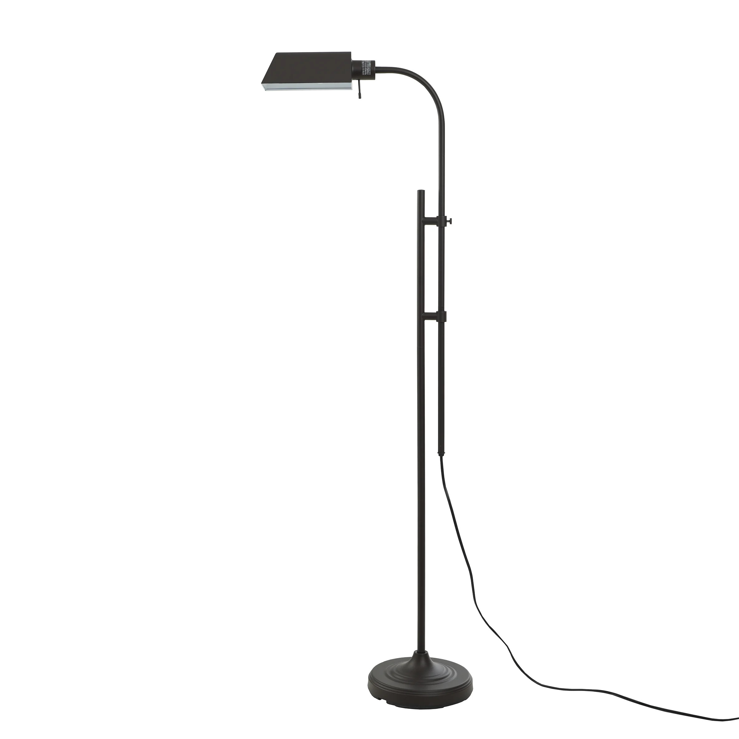 Better Homes and Gardens Adjustable Height Oil-Rubbed Bronze Pharmacy Floor Lamp, 51.5" to 72" | Walmart (US)