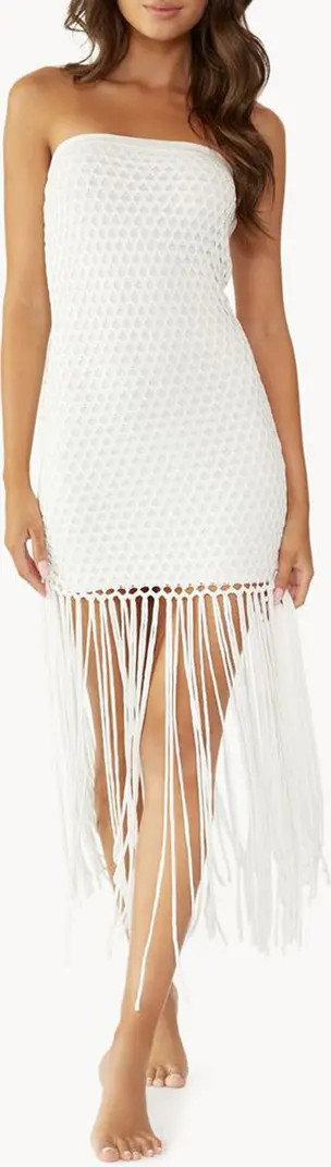 Vanessa Strapless Cotton Cover-Up Dress | Nordstrom