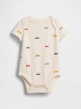 Baby Organic Cotton Print Bodysuit | Gap (US)