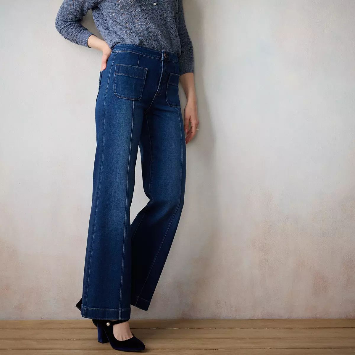 Women's LC Lauren Conrad Super High-Rise Trouser Jeans | Kohl's