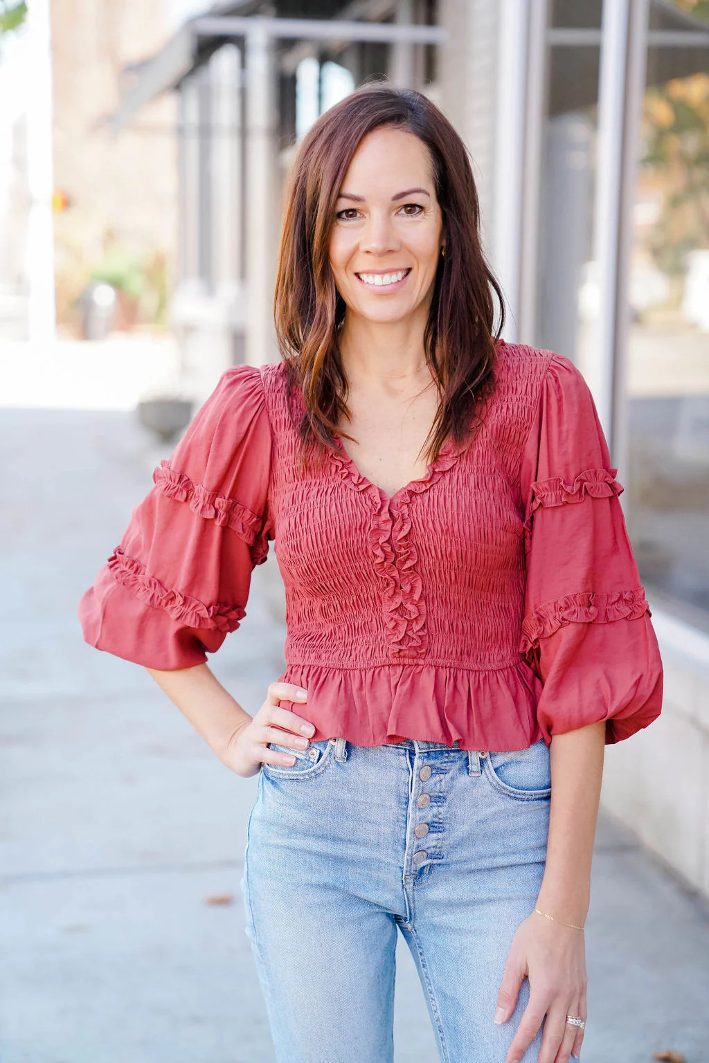 More Than Ever Smocked Top | Dress & Dwell