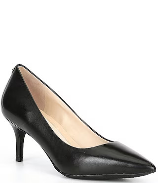 Go-To Park Leather Pumps | Dillard's