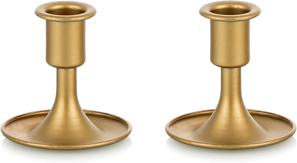 Candlestick Holders Taper Candle Holders, Romadedi Gold Candle Stick Candle Holder for Table Cent... | Amazon (CA)