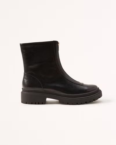 Women's Chunky Chelsea Boots | Women's Clearance | Abercrombie.com | Abercrombie & Fitch (US)