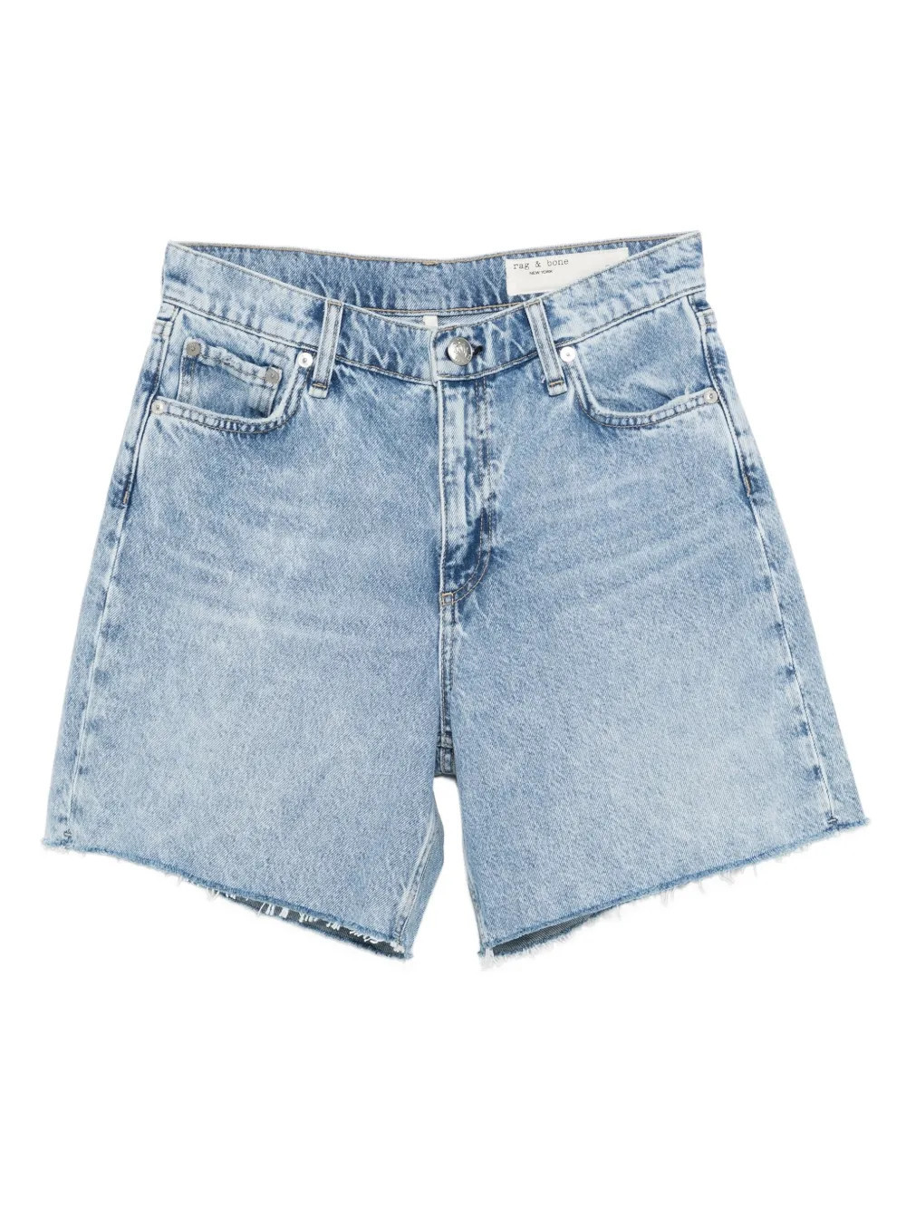 rag & bone Kaia cotton shorts - Blue | Farfetch Global