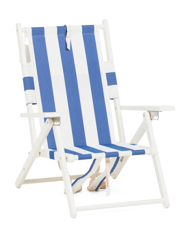 20x37  Tommy Crew 5 Position Hardwood Backpack Beach Chair | TJ Maxx