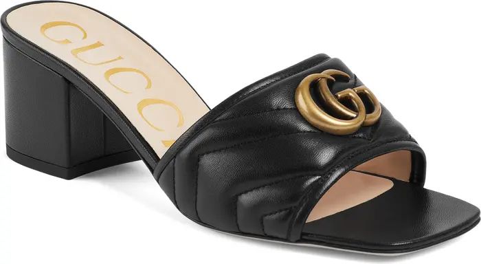 Gucci GG Chevron Matelassé Slide Sandal | Nordstrom | Nordstrom