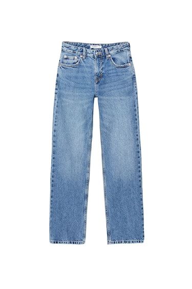 MID-WAIST STRAIGHT-LEG JEANS | PULL and BEAR UK