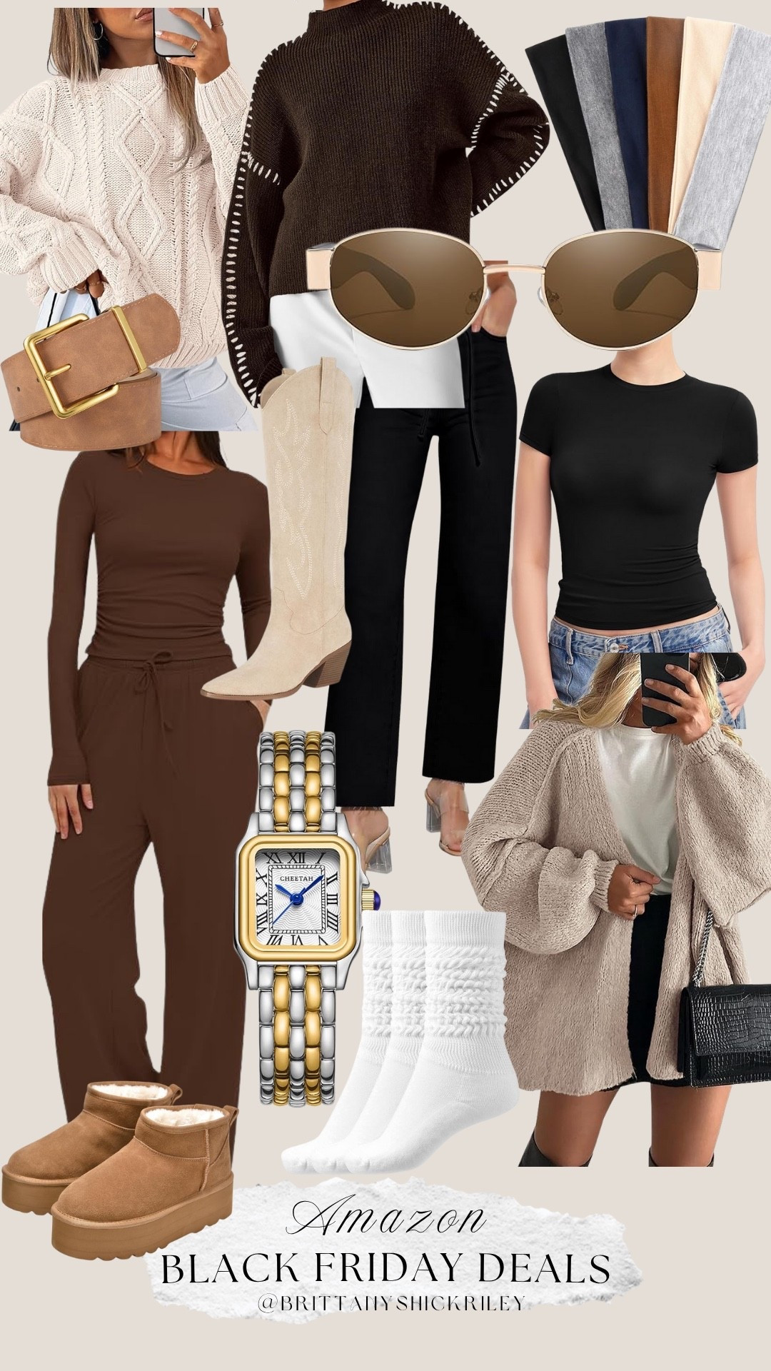 Black Friday Amazon Deals Sweaters Platform Boots, Western Boots, Lounge Set, Scrunchy Socks, Watch, Suede Belt, Sunglasses, Skims basics look for less, cardigan, stretchy headbands, winter outfit clothes 

#LTKCyberWeek #LTKmomlife #LTKFindsUnder50