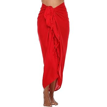 SHU-SHI Sarong Wraps for Women Beach Cover Up Skirt Swimsuit Wrap Pareo Coverups | Amazon (US)
