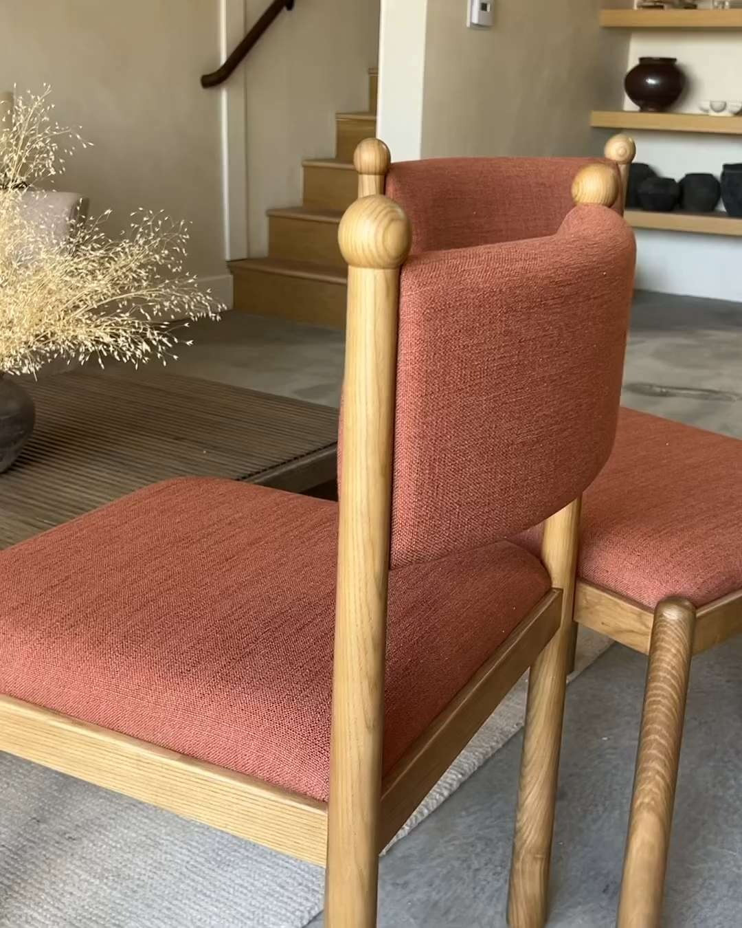 From unboxing to styled—these modern dining chairs bring texture, warmth, and effortless style to this dining space. 

#DiningRoomDesign #ModernDiningChairs #OrganicModern
#CaliforniaCasual
#FurnitureStyling 

 #LTKHome #LTKStyleTip