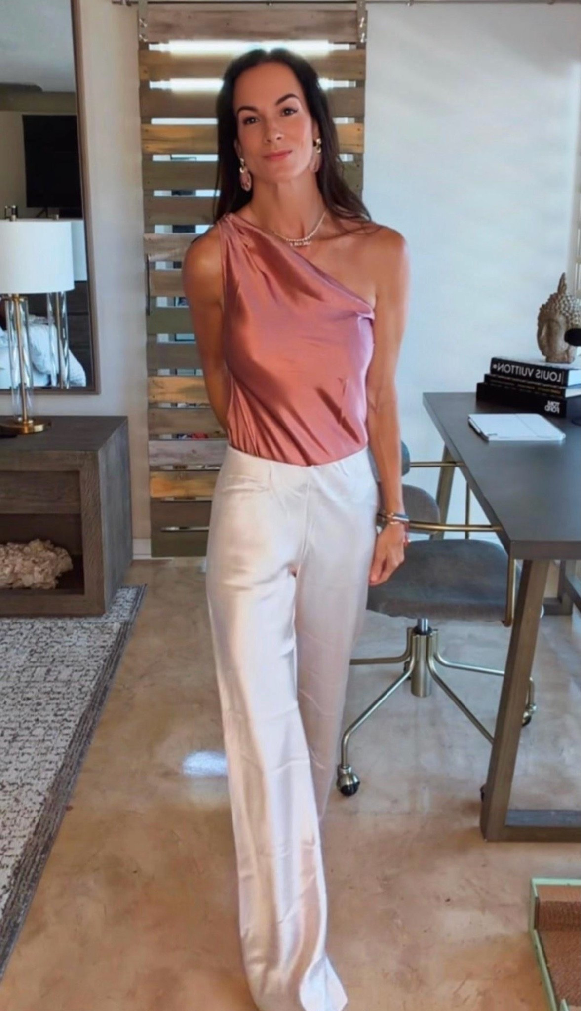Proof that an all-satin look always steals the show ✨ The soft blush, the ivory, the shine… she’s elegant with just enough drama. 🤍

Wearing XS

#LTKootd #LTKgrwm #LTKdayinmylife