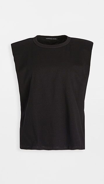 Padded Shoulder T-Shirt | Shopbop