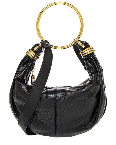 Bracelet Small Leather Hobo Bag | Rue La La