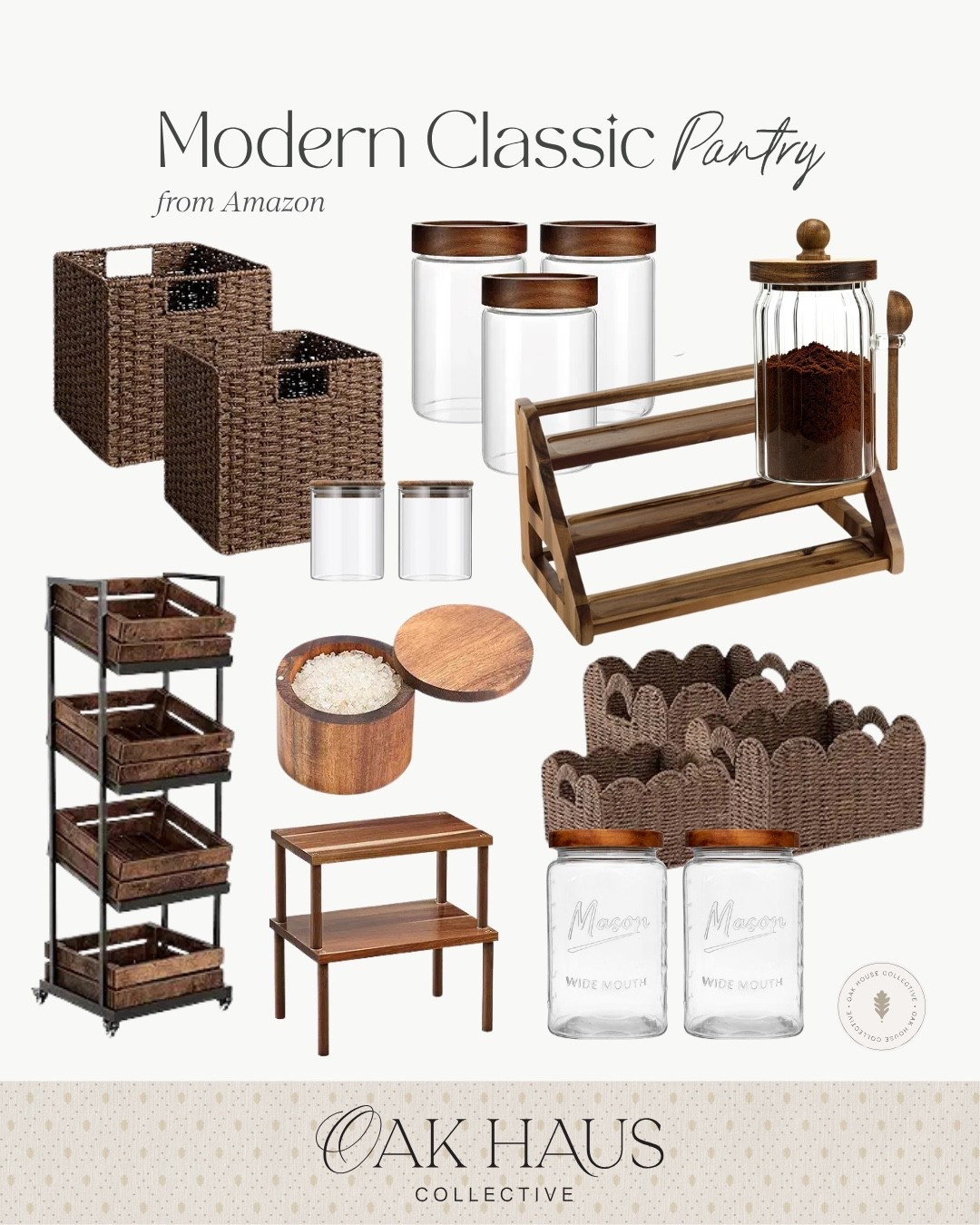Modern, Classic, Pantry, Home, Kitchen, Basket, Jars, Food Storage, Amazon, Interior

#LTKfoodie #LTKHome #LTKdayinmylife