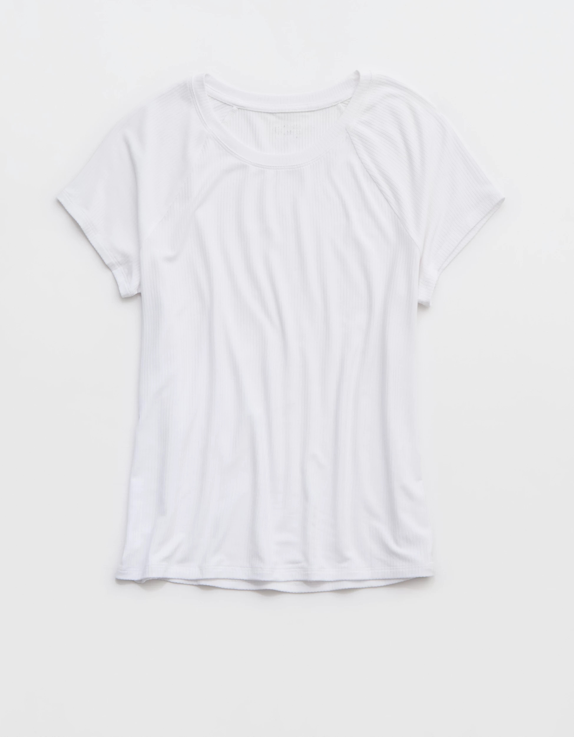 OFFLINE By Aerie Thumbs Up Ribbed T-Shirt | American Eagle Outfitters (US & CA)