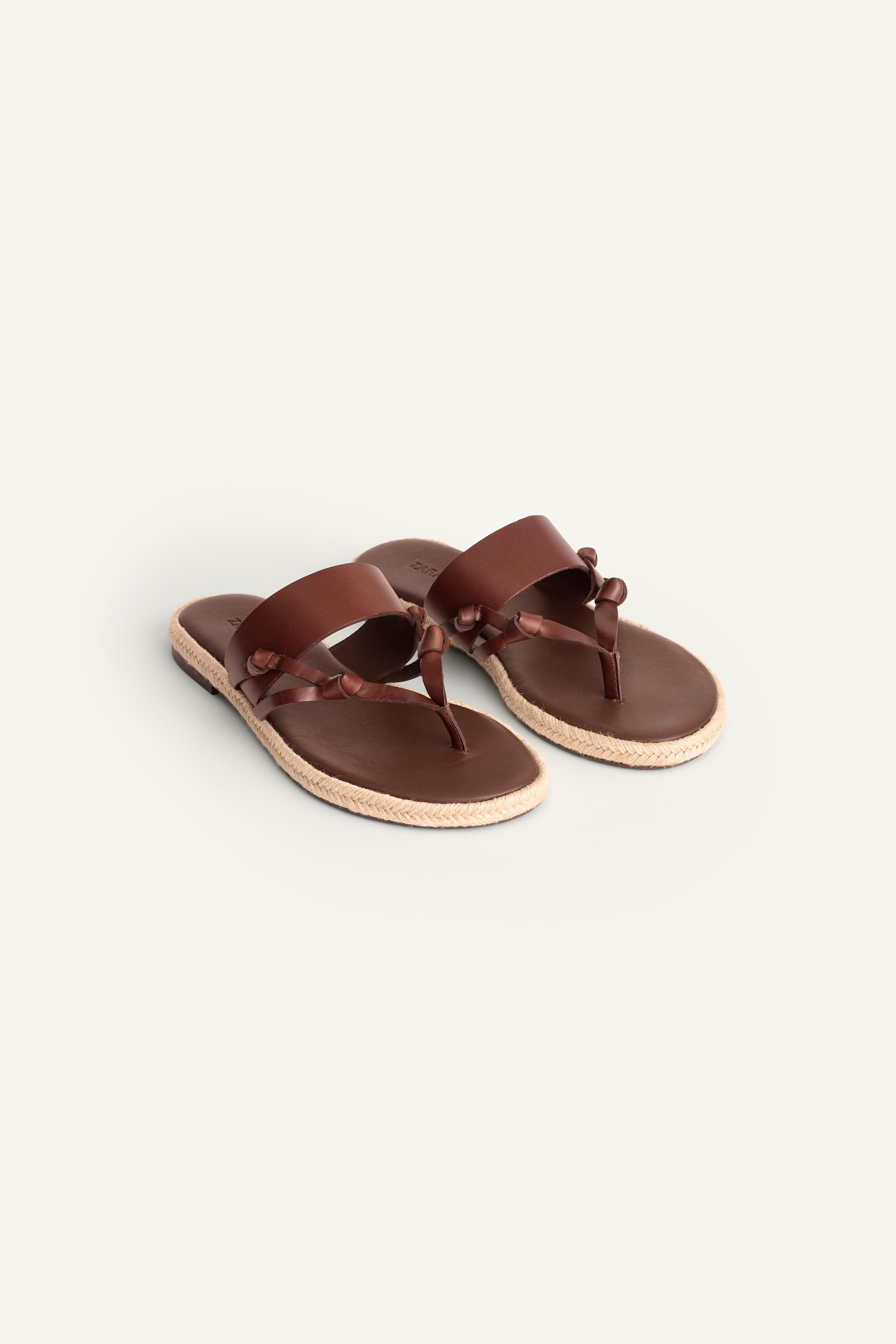 CMBND LTHR SNDL | Zara UK
