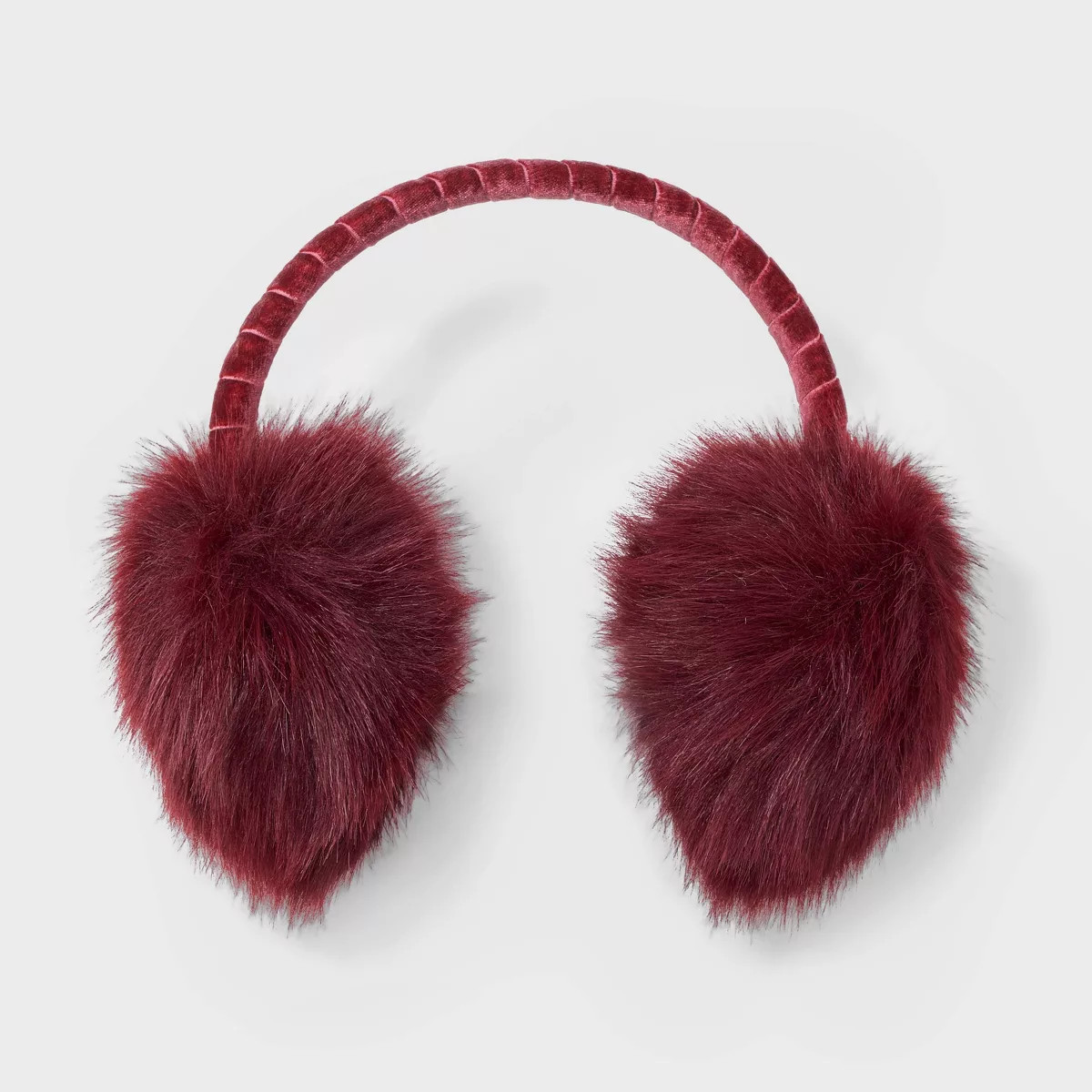 Recycled Polyester Headband Earmuff - A New Day™ Berry Red | Target