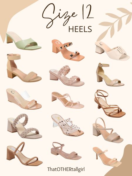 Size 12 high heel sandals

Wedding, formal, dressy 

#LTKshoecrush #LTKsalealert