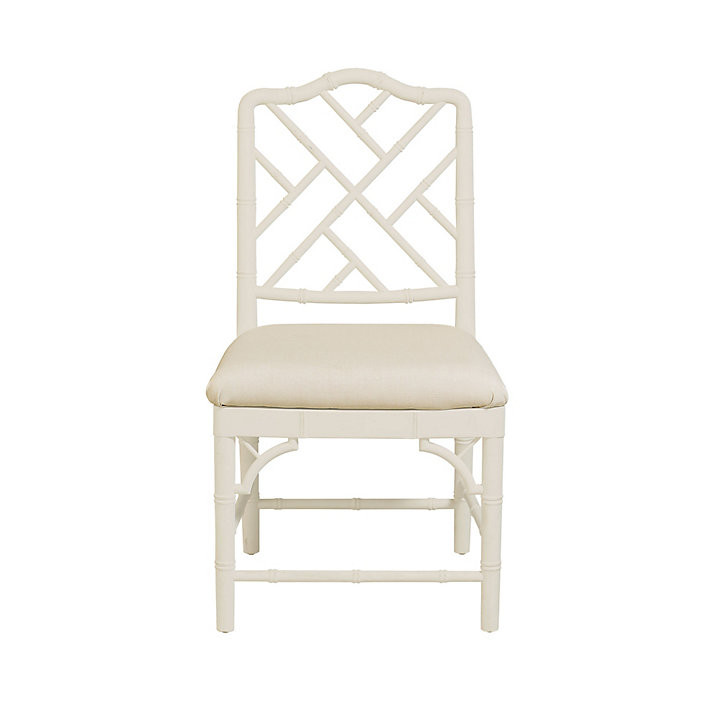 Dayna Side Chairs Set of 2 with Chinese Chippendale Style & Performance Fabric | Ballard Designs, Inc.