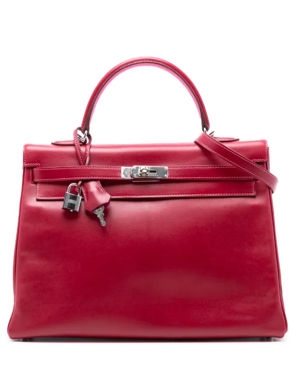 2011 Box Calf Verso Kelly II Retourne 35 satchel | Farfetch Global