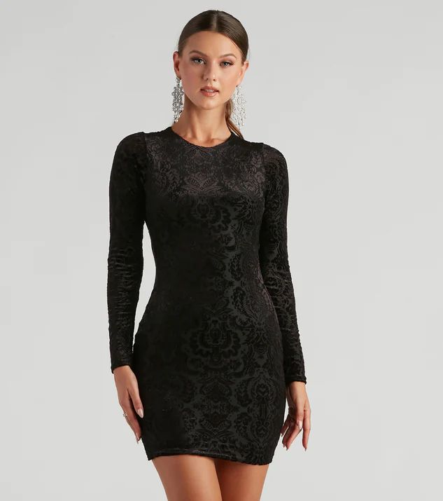 After Midnight Velvet Short Dress | Windsor Stores