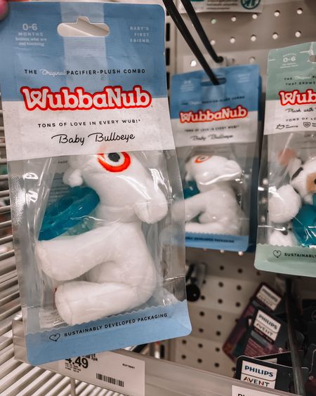 Spotted in Target 👀 
Get the Bullseye WubbaNub before he sells out again! Is a versatile pacifier holder that can swap out and hold whatever binky your baby prefers.

#LTKxTarget #LTKfindsunder50 #LTKbaby
