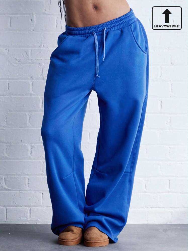 COUREZ Oversized Wide Leg Washed Joggers Y2K Vintage | SHEIN