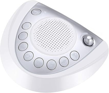 White Noise Machine Raynic Sound Machine Portable Sleep Machine with 8 Natural Soothing Sounds, T... | Amazon (US)