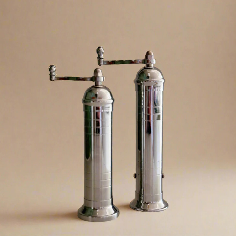 Brass & Chrome Salt & Pepper Mills | Cove Home