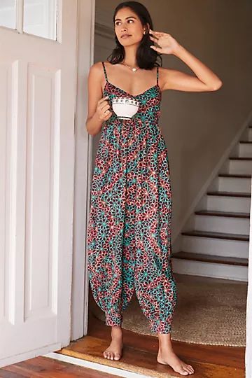 Printed Lounge Jumpsuit | Anthropologie (US)