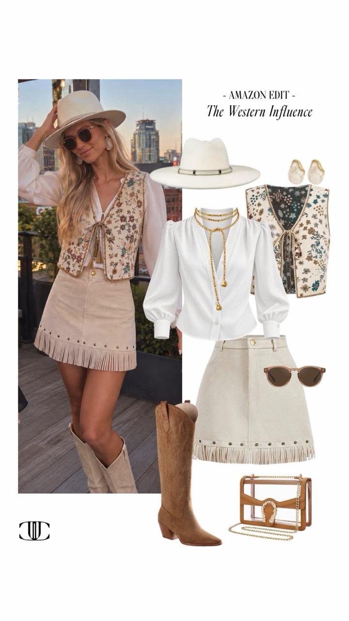 🤠 A little Western influence goes a long way.

In Amazon Edit: The Western Influence, I’m sharing chic fall looks with suede, rich leather, easy denim, statement belts, textured knits, and just the right touch of cowboy-inspired style.

The goal is Western without feeling like a costume—polished, wearable, and easy to mix into what you already own. Tap to shop the full edit and add a little Western edge to your fall wardrobe. 🤎✨

#LTKStyle #AmazonFashion #WesternStyle #FallFashion #WesternInfluence #AmazonFinds #FallOutfits #SuedeStyle #DenimStyle #LTKFinds

#LTKootd #LTKSeasonal #LTKOver40
