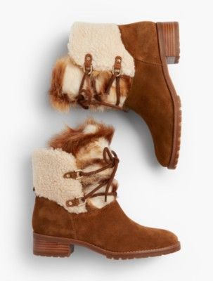 Tish Suede Hiking Boots | Talbots