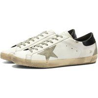 Golden Goose Men's Superstar Leather Logo Sneakers in White/Ice/Black, Size UK 10 | END. Clothing | End Clothing (US & RoW)